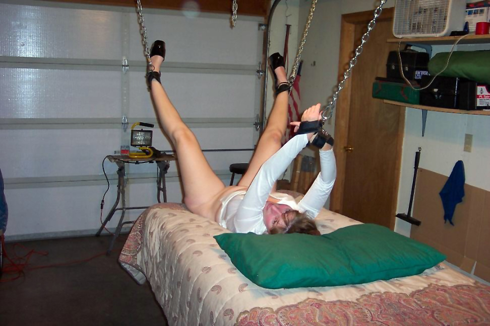Tied slave teen girl