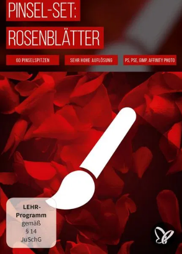 PSD Tutorials Pinsel Set Rosenblaetter