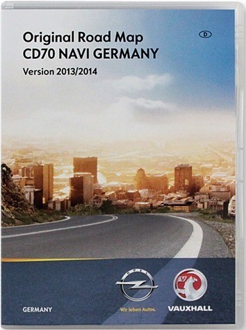 OPEL Vauxhall Navigation CD 70  Österreich Schweiz Tschechien  Version 2014/2015 