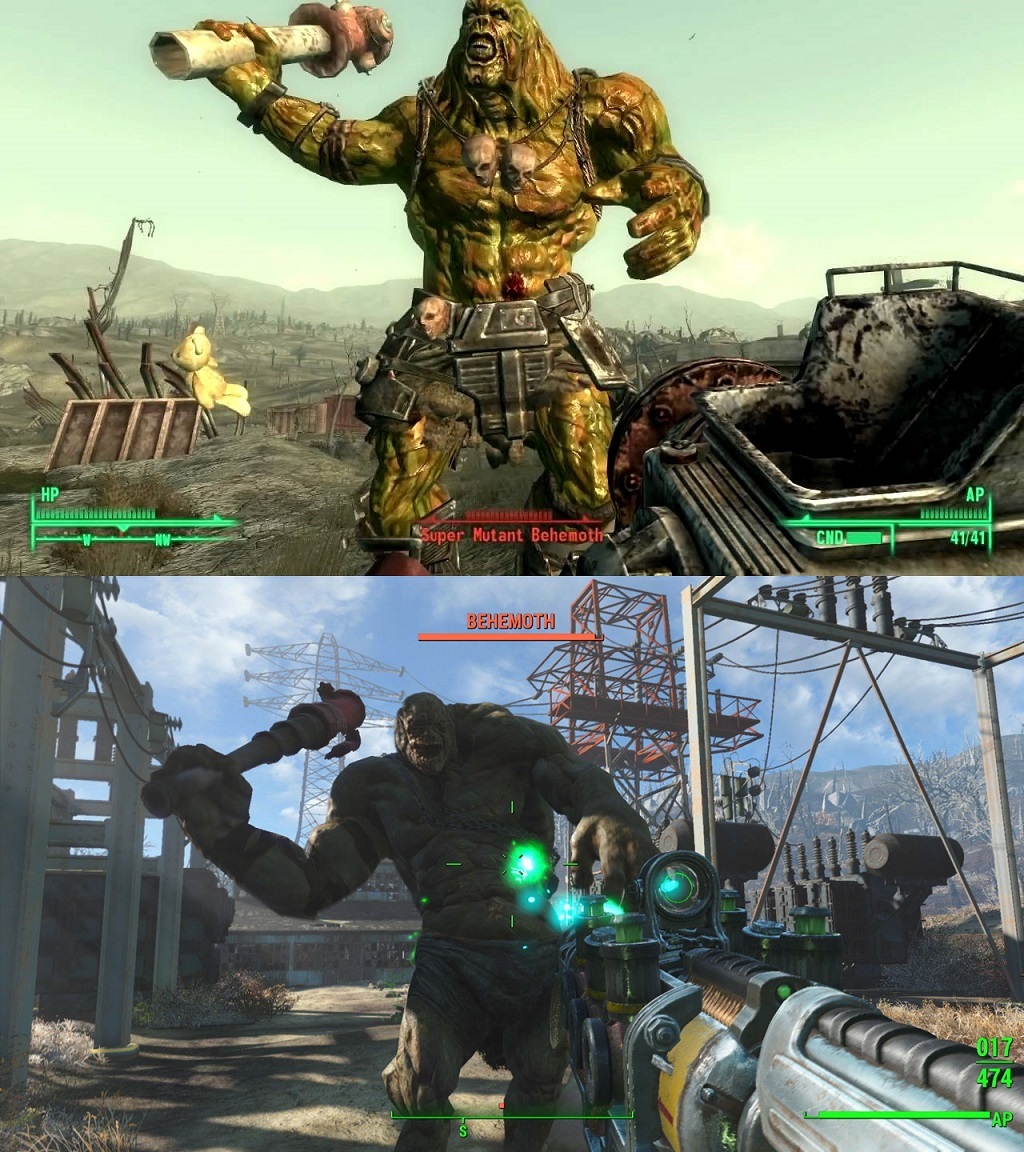 Fallout 3 vs 4 vs new vegas фото 14