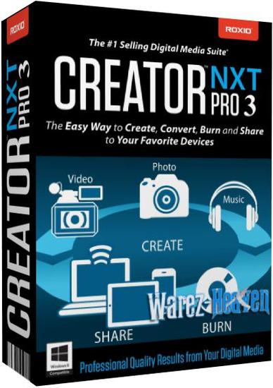 Roxio Creator NXT Pro 9 v22.0.190.0 download the last version for iphone