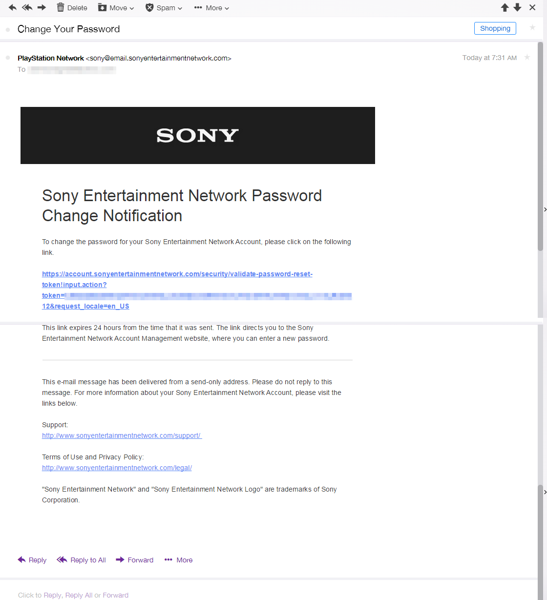 hvor som helst ekspedition Kristus Watch out for fake "Sony/Playstation Network" E-Mails again. (?) | NeoGAF
