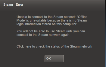 why cant steam verify my login information