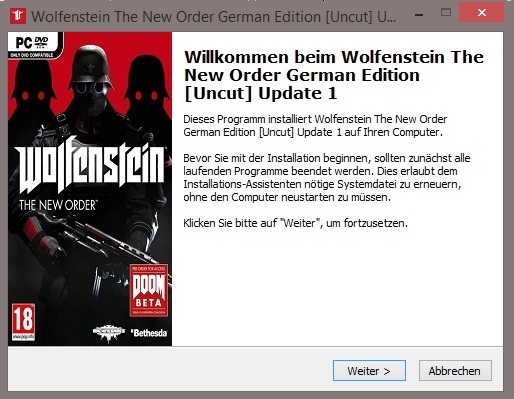 34MB Wolfenstein 1 1 crack Patch rar torrent napunit Download. . 6. 47GB W