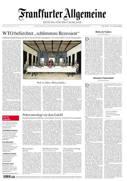  Frankfurter Allgemeine 09 April 2020