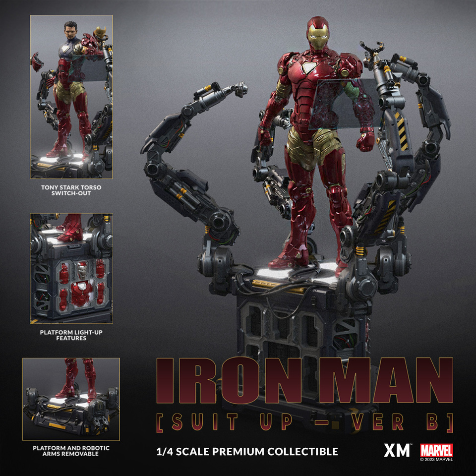 Premium Collectibles : Iron Man Suit-Up 1/4 Statue 08_switchout_2e8fbz