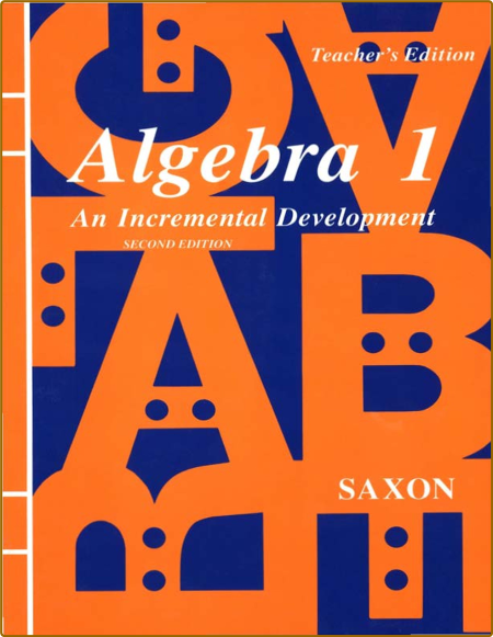 Algebra 1 An Incremental Development PDF