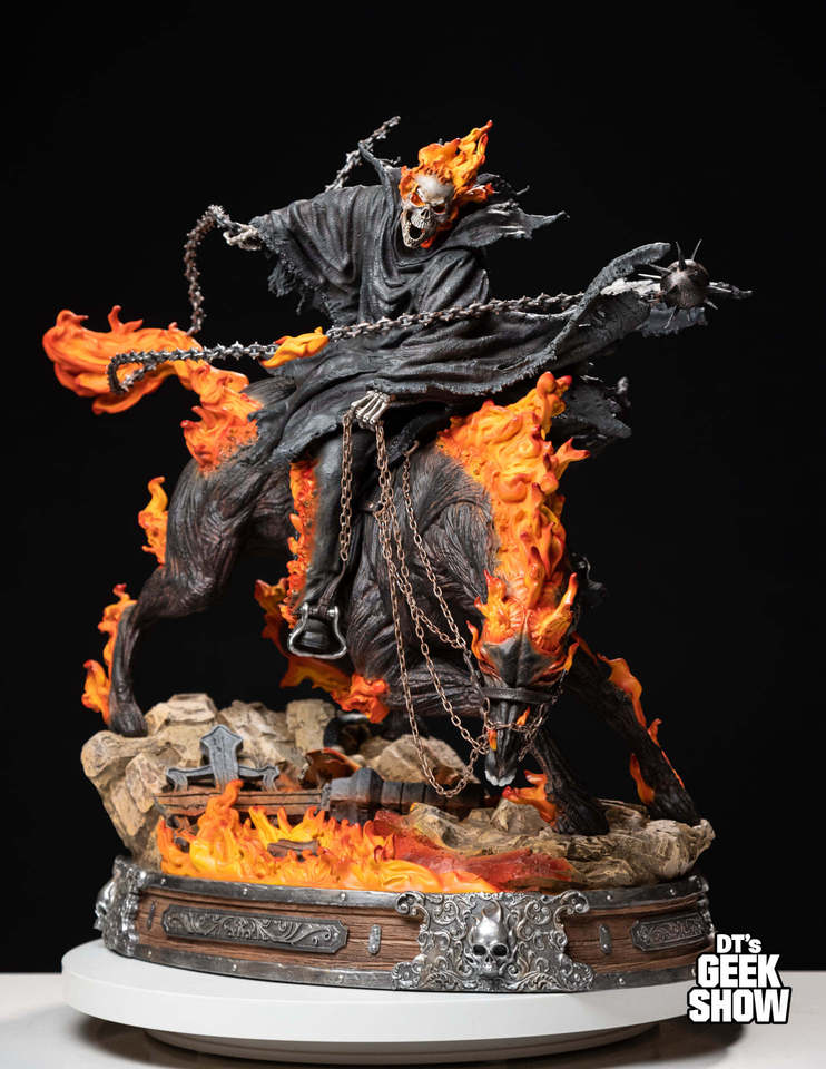 Premium Collectibles : Ghost Rider on Horse 12elj8t