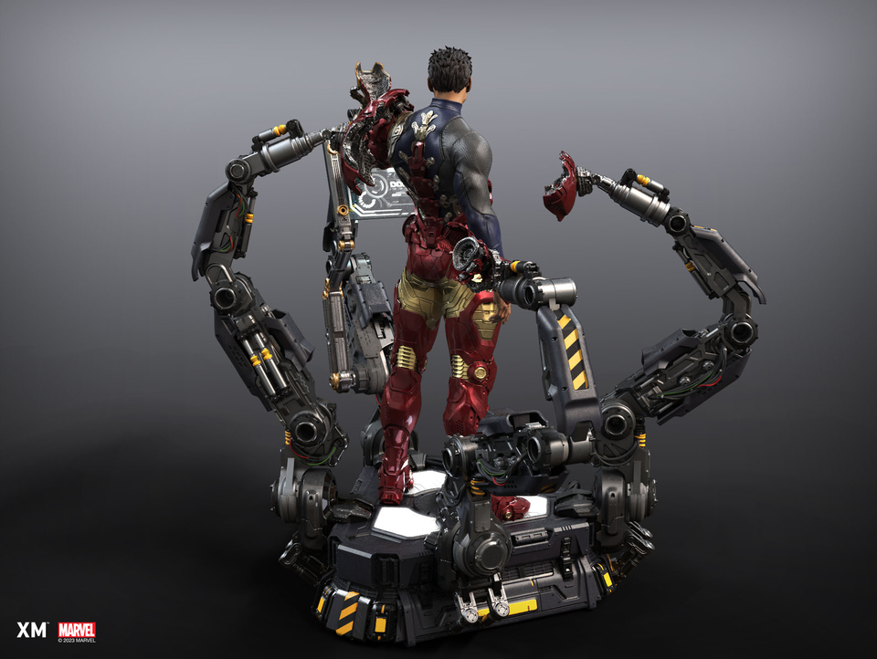 Premium Collectibles : Iron Man Suit-Up 1/4 Statue 12kde63