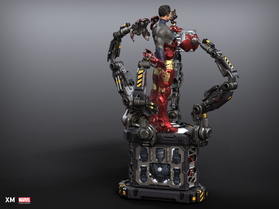 Premium Collectibles : Iron Man Suit-Up 1/4 Statue 14ugie4