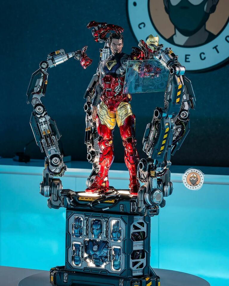 Premium Collectibles : Iron Man Suit-Up 1/4 Statue 157frw