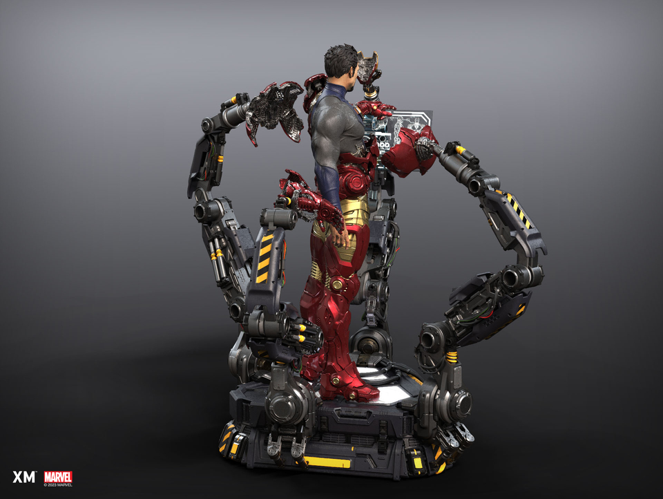 Premium Collectibles : Iron Man Suit-Up 1/4 Statue 15t6d2l