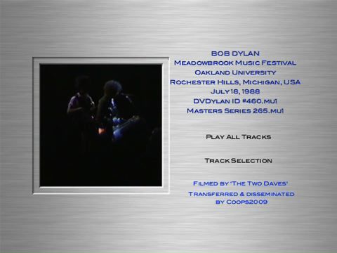 Bob Dylan - Rochester Hills Michigan Englisch 1988 PCM DVD - Dorian