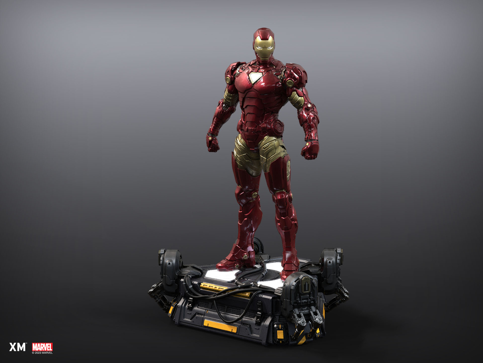 Premium Collectibles : Iron Man Suit-Up 1/4 Statue 1bicj9