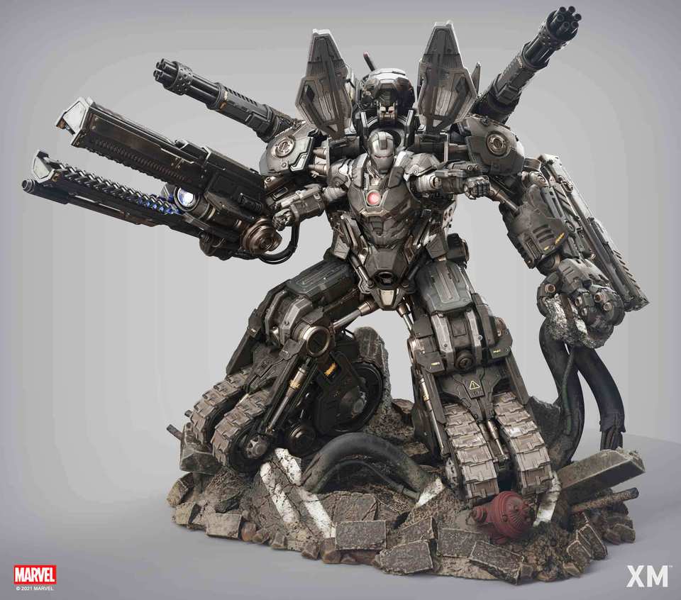 Premium Collectibles : War Machine 1/4 Statue 1d8k0s