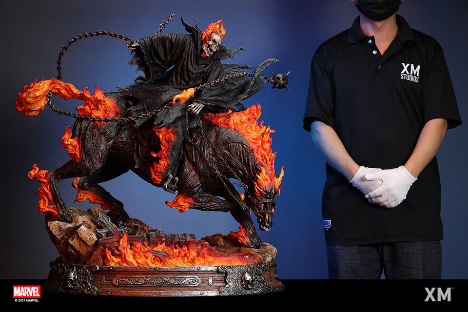 Premium Collectibles : Ghost Rider on Horse 1j1j96