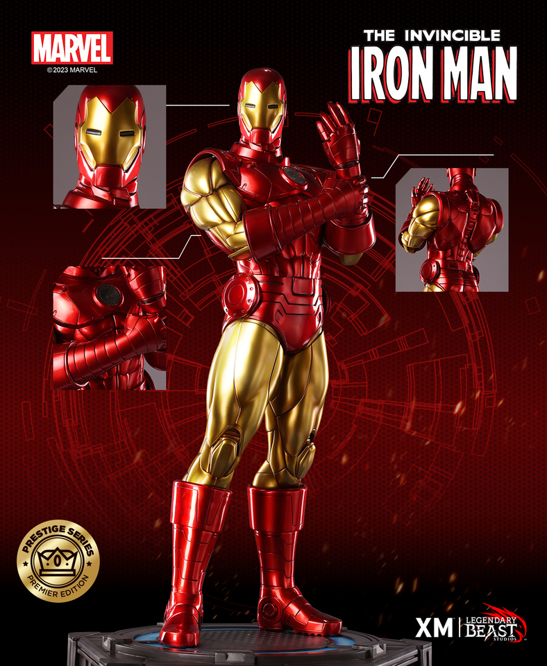 Premium Collectibles : Iron Man Classic 1/3 Statue 1mhihz