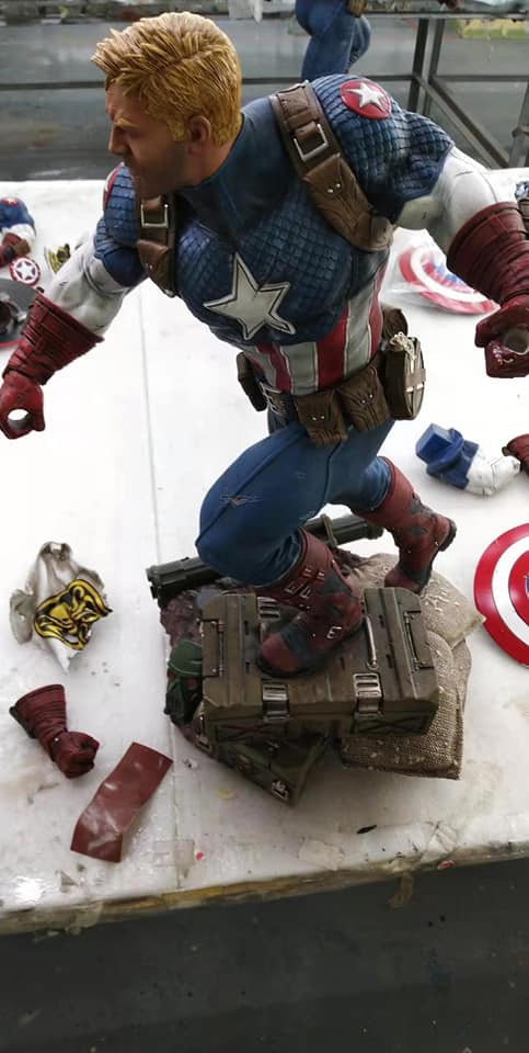Premium Collectibles : Captain America Ultimate 1/4 Statue 1wbka1