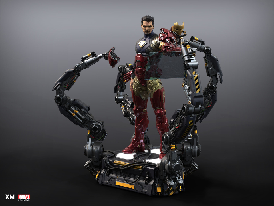 Premium Collectibles : Iron Man Suit-Up 1/4 Statue 209d7x