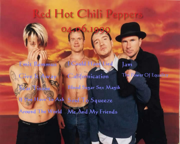 Red Hot Chili Peppers - Stockholm Englisch 1999  MPEG DVD - Dorian