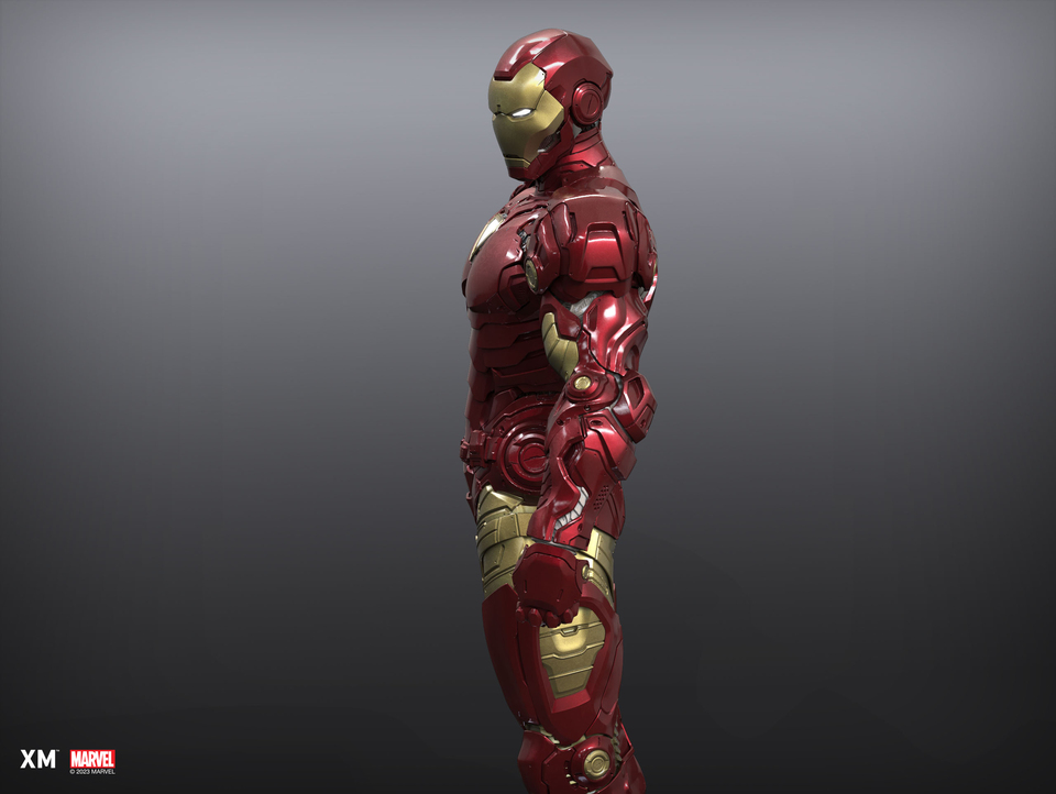 Premium Collectibles : Iron Man Suit-Up 1/4 Statue 253uirx