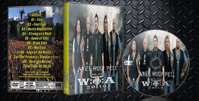 Axel Rudi Pell - Wacken Englisch 2016  AC3 DVD - Dorian