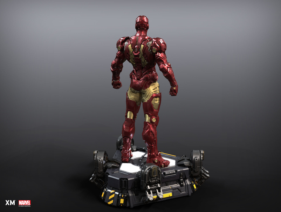 Premium Collectibles : Iron Man Suit-Up 1/4 Statue 26f3ie4