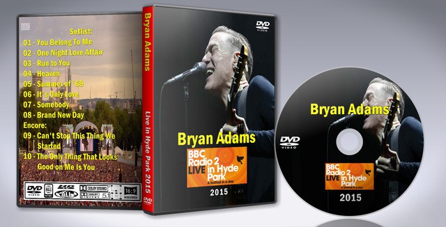 Bryan Adams - Live in Hyde Park Englisch 2015  AC3 DVD - Dorian