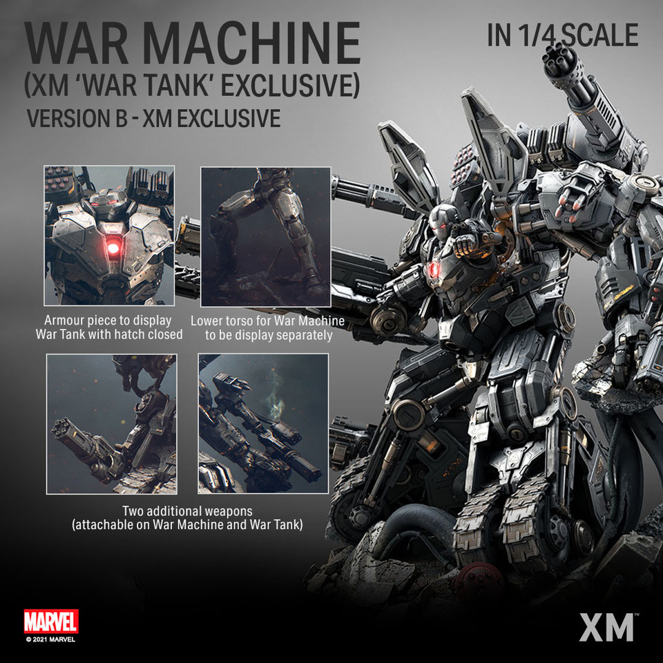 Premium Collectibles : War Machine 1/4 Statue 273jnq