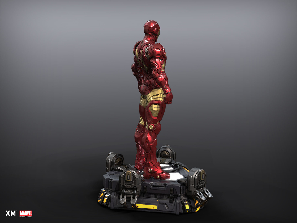 Premium Collectibles : Iron Man Suit-Up 1/4 Statue 2863exj
