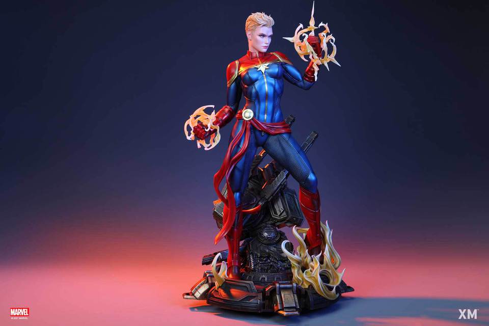 Premium Collectibles : Captain Marvel 1/4 Statue 29tvj7h