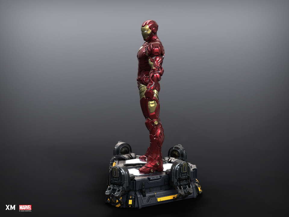 Premium Collectibles : Iron Man Suit-Up 1/4 Statue 2kkfcw
