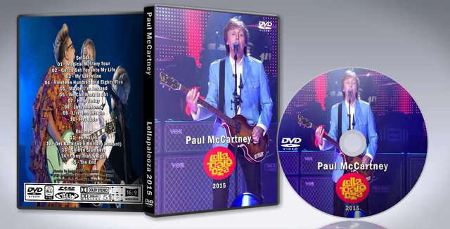 Paul McCartney - Lollapalooza Englisch 2015  AC3 DVD - Dorian