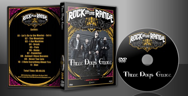 Three Days Grace - Rock on the Range Englisch 2018  AC3 DVD - Dorian
