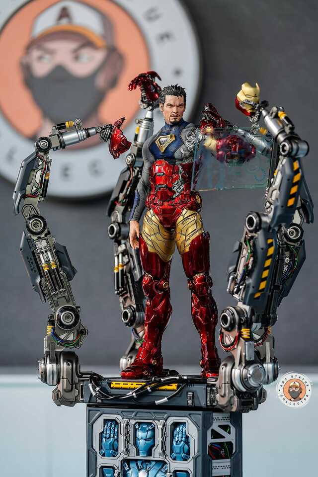 Premium Collectibles : Iron Man Suit-Up 1/4 Statue 387188166_34622505110kuikv