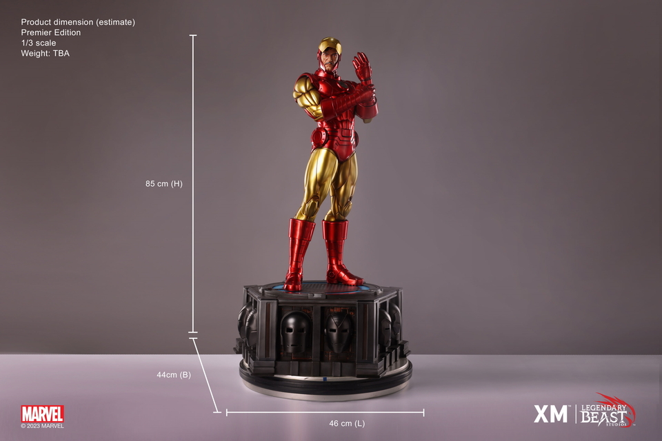 Premium Collectibles : Iron Man Classic 1/3 Statue 3a83ixb