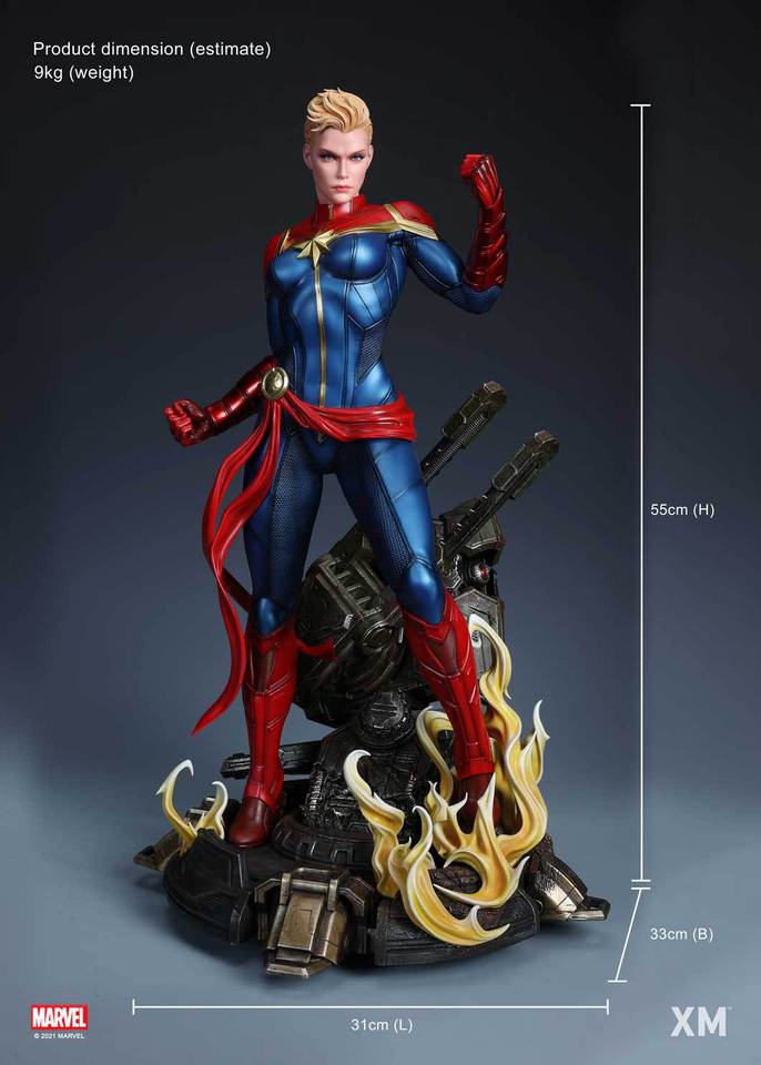 Premium Collectibles : Captain Marvel 1/4 Statue 3enkgc