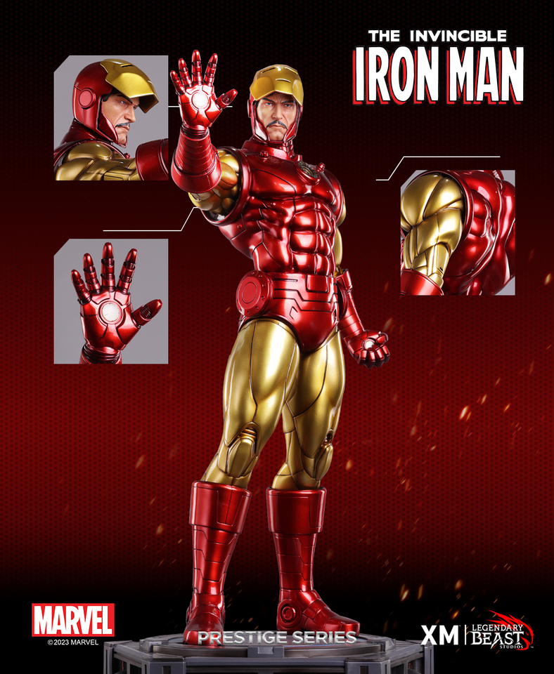 Premium Collectibles : Iron Man Classic 1/3 Statue 3lxdqo