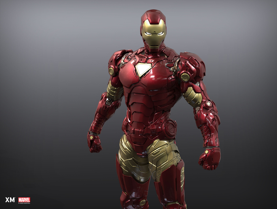Premium Collectibles : Iron Man Suit-Up 1/4 Statue 3smd68