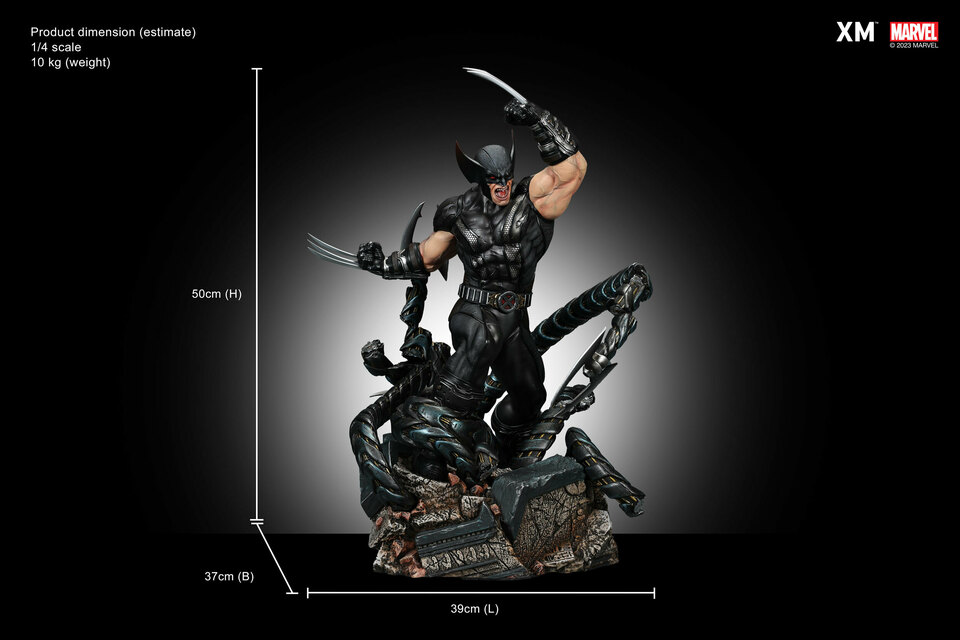 Premium Collectibles : Wolverine X-Force 1/4 Statue 3twehc