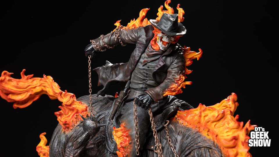 Premium Collectibles : Ghost Rider on Horse 3vckpq