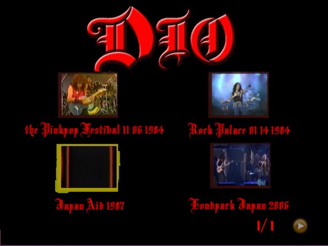 Dio - Rare Videos 1984-2006 Englisch 1984-2006  AC3 DVD - Dorian