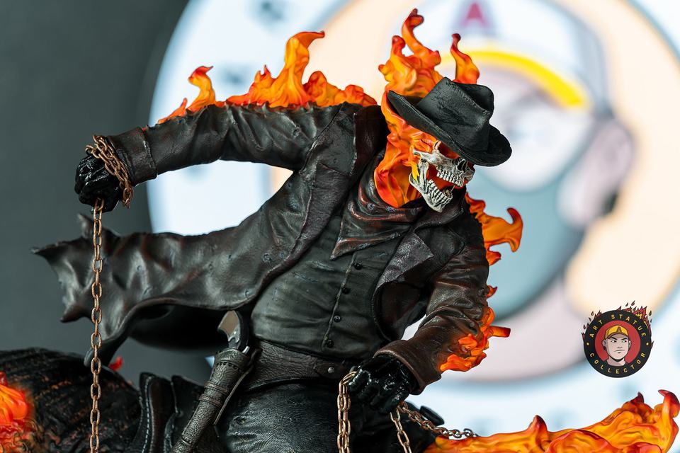 Premium Collectibles : Ghost Rider on Horse 43ojwn