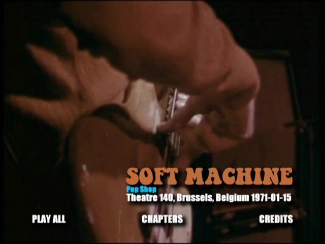 Soft Machine - Brussels Englisch 1971  MPEG DVD - Dorian