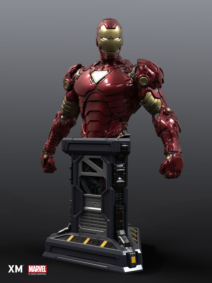 Premium Collectibles : Iron Man Suit-Up 1/4 Statue 4ivfo5