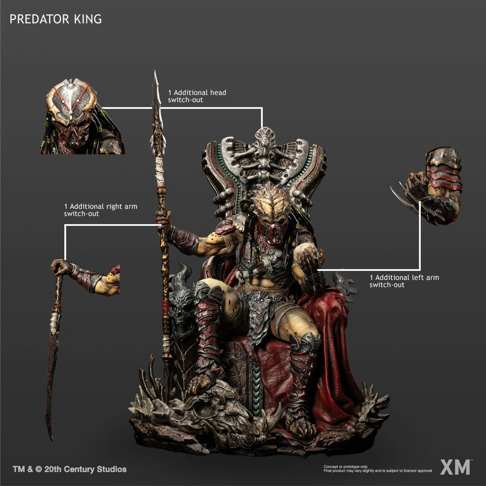 Premium Collectibles : Predator on Throne 4k1kba