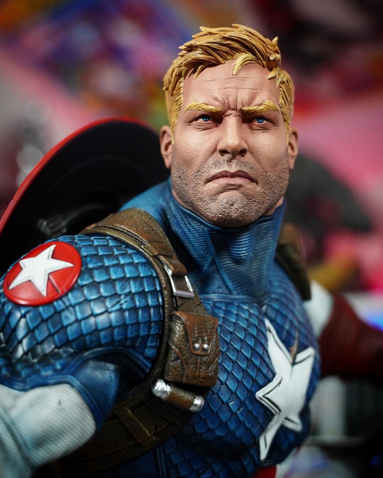 Premium Collectibles : Captain America Ultimate 1/4 Statue 4mukj1