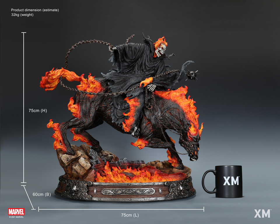 Premium Collectibles : Ghost Rider on Horse 4sdjlb