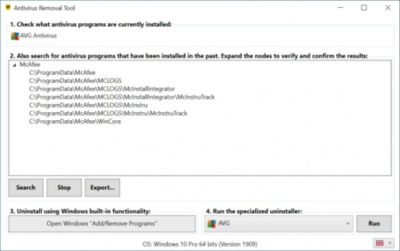 Antivirus Removal Tool 2020.07 v.3