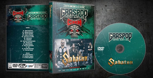 Sabaton - Graspop Metal Meeting Englisch 2019  AC3 DVD - Dorian
